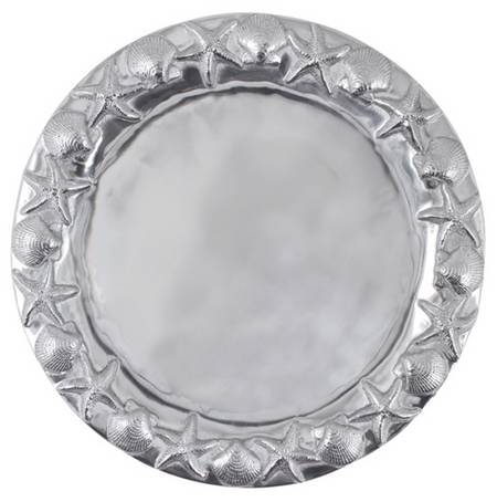 Seaside (Aluminum, Hollowware) 14" Round Platter