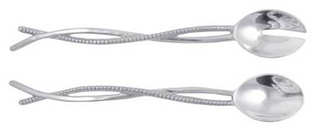 Sueno (Aluminum, Hollowware) (2 Pc) Solid Salad Set