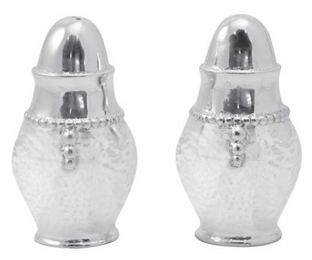 Sueno (Aluminum, Hollowware) Salt and Pepper Set