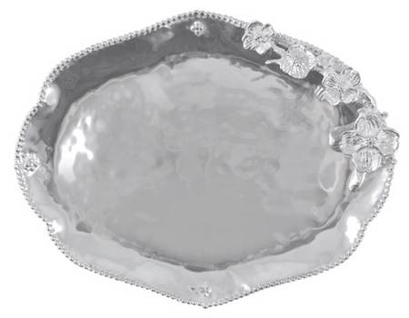 Sueno (Aluminum, Hollowware) 12" Oval Serving Platter