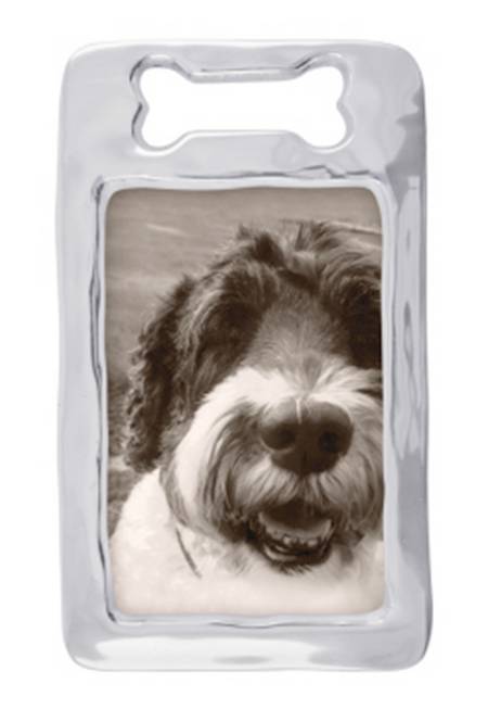 Woof Woof (Aluminum, Hollowware) Frame-Holds 4" X 6"