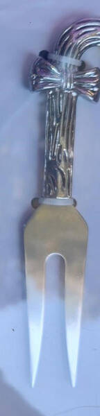Celebrations (Silverplate, Hollowware) Cheese Fork Stainless Tines