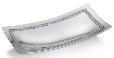 Pearl Island (Aluminum, Hollowware) 15" Rectangular Tray