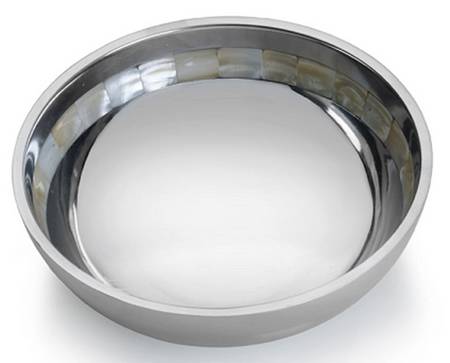 Pearl Island (Aluminum, Hollowware) Open Candy Dish