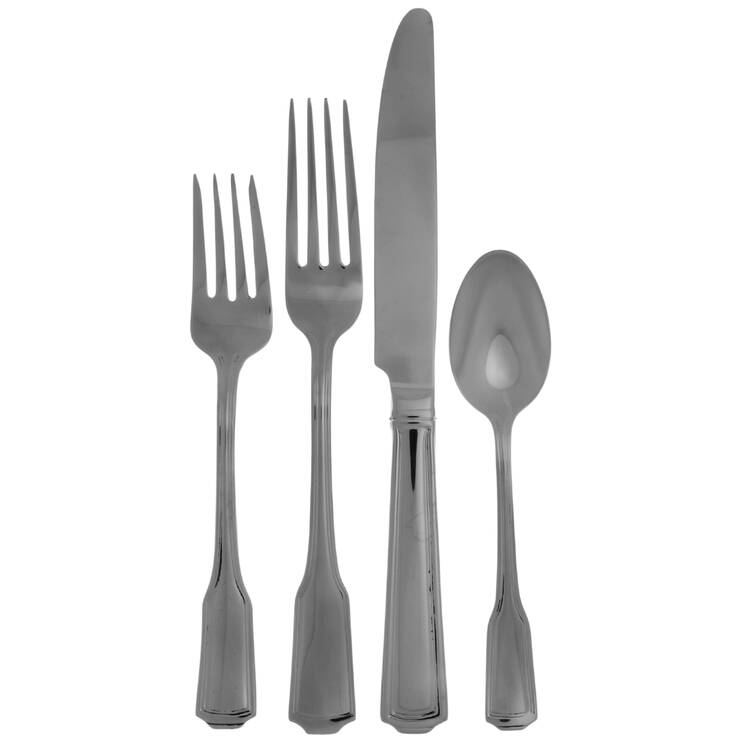 Whitney-American Chippendale (Stnls) 4 Piece Place Setting
