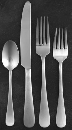 Satin Symmetry-Sincerity (Stainless) 4 Piece Place Setting