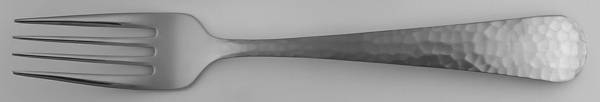 Hammered Opulent (Stainless, Satin Handle) Individual Salad Fork