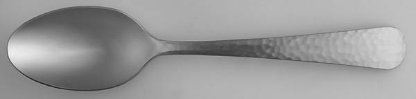 Hammered Opulent (Stainless, Satin Handle) Place/Oval Soup Spoon