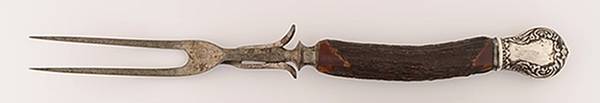 MCU12 (Sterling) Large Stainless-Prong Roast Carving Fork
