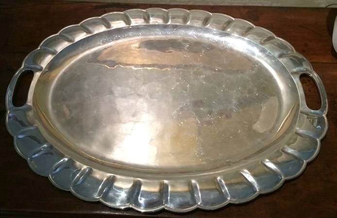 2093-5 (Sterling, Hollowware) Large Waiter Tray