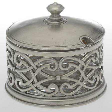 Cutwork (Pewter, Hollowware) Grated Cheese Pot