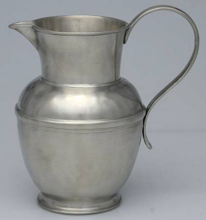 Pewter Hollowware 44 Oz Water Pitcher