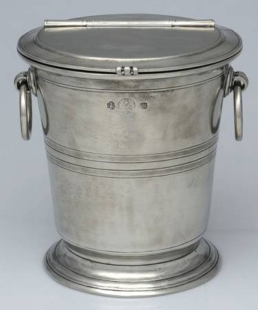 Pewter Hollowware Ice Bucket