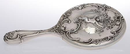 15000 (Sterling, Hollowware) Mirror with Handle