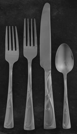 Blossom (Stainless) 4 Piece Place Setting