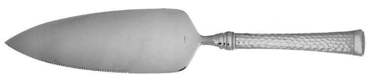 Hammered Harmony (Stainless) Pie Server with Serrated Stainless Blade HC
