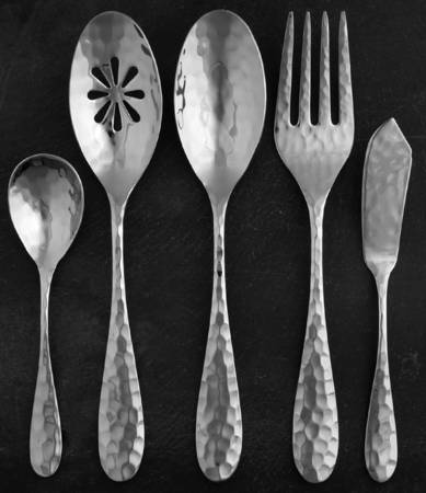 Lilah (Stainless) 5 Piece Hostess Set
