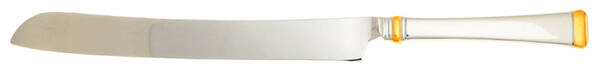 Harmony (Gold Accent, Stainless) Wedding Cake Knife with Stainless Blade HC