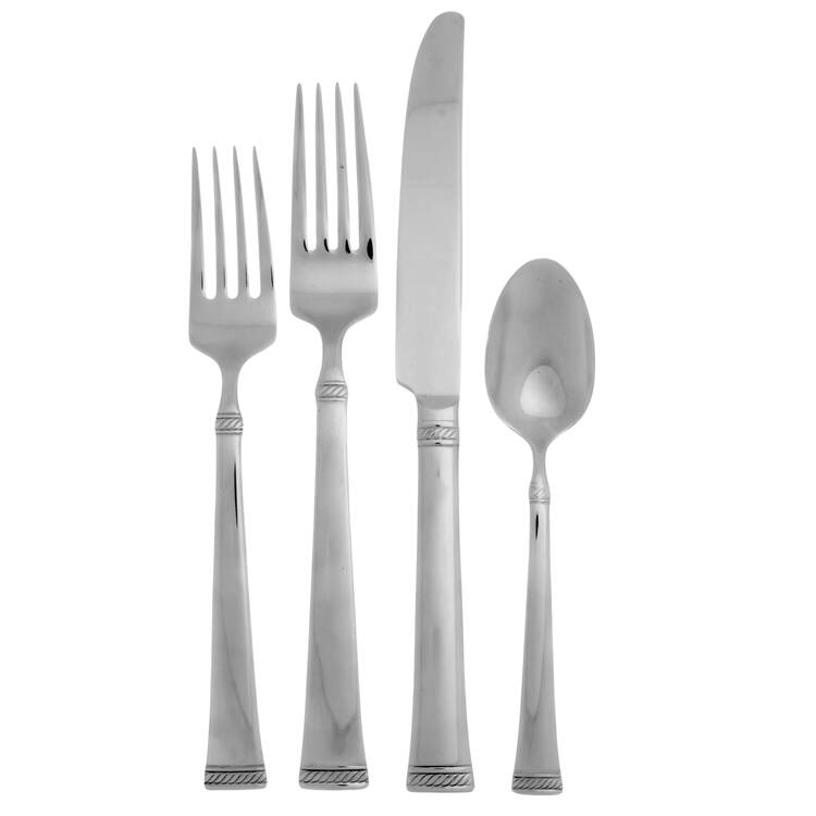 Rope (Stainless) 4 Piece Place Setting