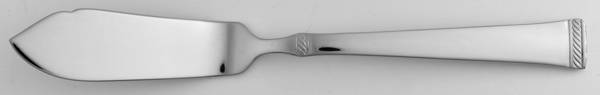 Rope (Stainless) Flat Handle Master Butter Knife