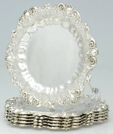 350 (Sterling, Hollowware) 7" Salad Plate - Set of 6