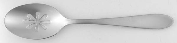 Prescott Satin (Stainless) Pierced Tablespoon (Serving Spoon)