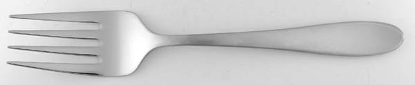 Prescott Satin (Stainless) Medium Solid Cold Meat Serving Fork