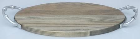 Bamboo (Aluminum, Hollowware) Wood Cheese Board