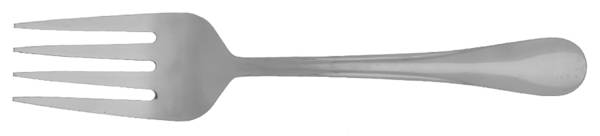 Kaylee (Stainless) Medium Solid Cold Meat Serving Fork