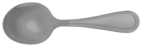 Beaded (Stainless) Straight Handle Baby Spoon