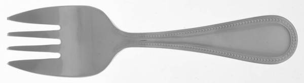 Beaded (Stainless) Baby Fork