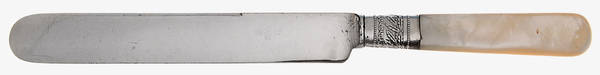 Pearl Handle 12 (Sterling) Hollow Pearl Handle Old French Knife