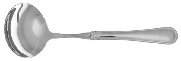 Virtuoso (Stainless, Glossy) Gravy Ladle with No Spout Stainless Bowl HC