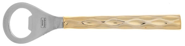 Truro Gold (Gold Electroplate) Bottle Opener with Stainless Bowl