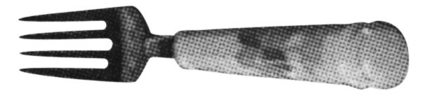 Patches Dinner Fork (7 1/2" or Larger)