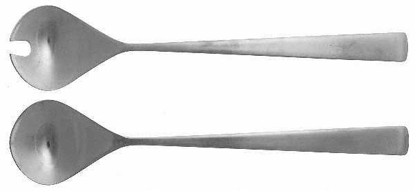 Maya (Stainless) (2 Pc) Solid Salad Set