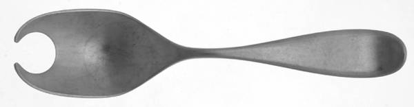 Una (Stainless) Small Solid Cold Meat Serving Fork