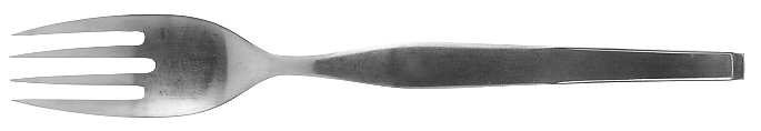 Fantasy (Stainless) Medium Solid Cold Meat Serving Fork