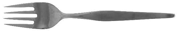 Linden (Stainless) Medium Solid Cold Meat Serving Fork