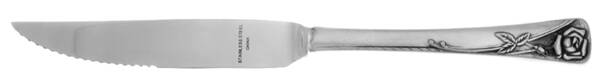 Rosetta (Stainless) Steak Knife Individual Hollow, Serrate HC