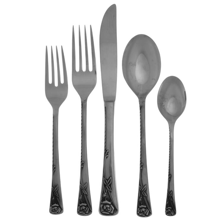 Rosetta (Stainless) 40 Piece Estate Set
