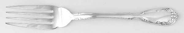 Serenade (Silverplate) Medium Solid Cold Meat Serving Fork