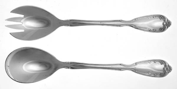 Serenade (Silverplate) (2 Pc) Solid Salad Set