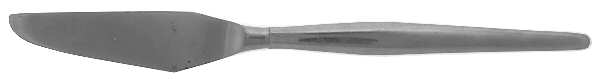 Simplicity (Stainless) Modern Hollow Butter Spreader (Stainless)