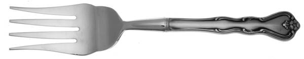 Sylvia (Stainless) Cold Meat Fork Large, Stainless Tines HC