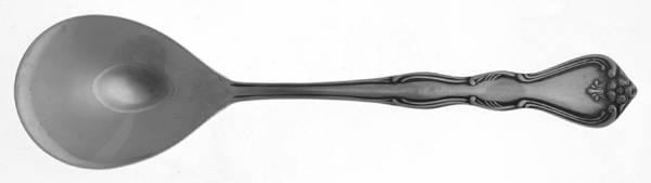 Sylvia (Stainless) Round Bowl Soup Spoon (Gumbo)