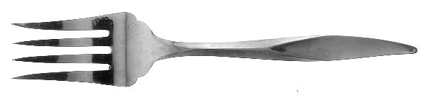 Flamingo-Montego (Stainless) Medium Solid Cold Meat Serving Fork