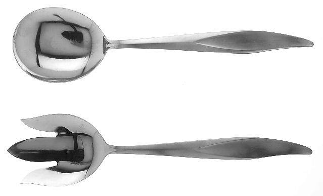 Flamingo-Montego (Stainless) (2 Pc) Solid Salad Set