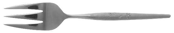 Fleur (Stainless) Medium Solid Cold Meat Serving Fork