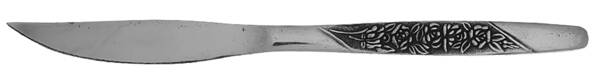 Rosevine-Caress (Stainless) Steak Knife Individual Hollow, No Serrate HC